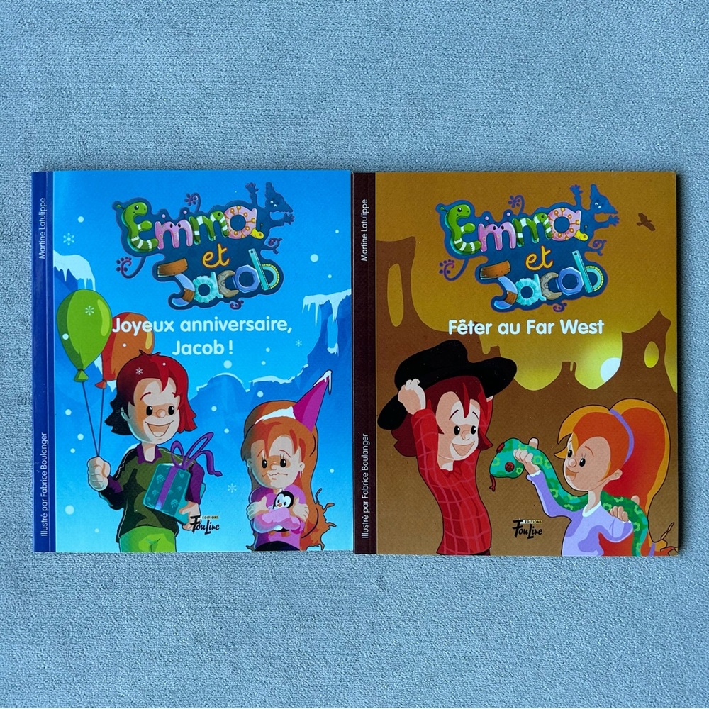 FRENCH ~ Set of 2 ~ Emma et Jacob ~ Learn to Read
